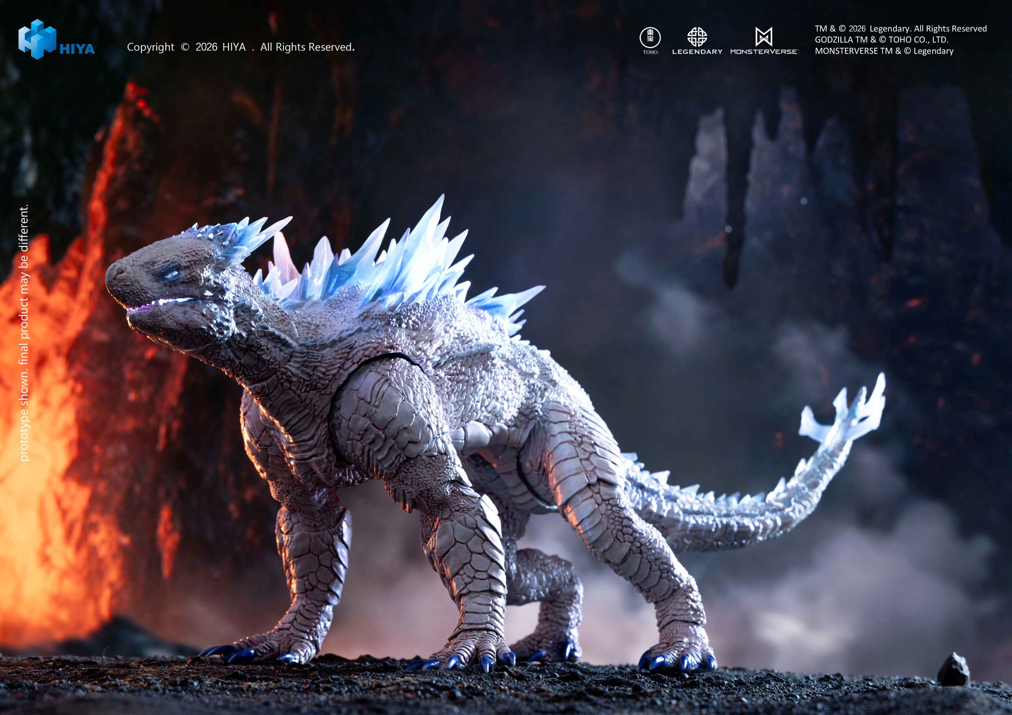 HIYA Exquisite Basic + Series Non Scale 6.7 Inch "Godzilla x Kong The New Empire" Frost Bite Blast Shimo Action Figure