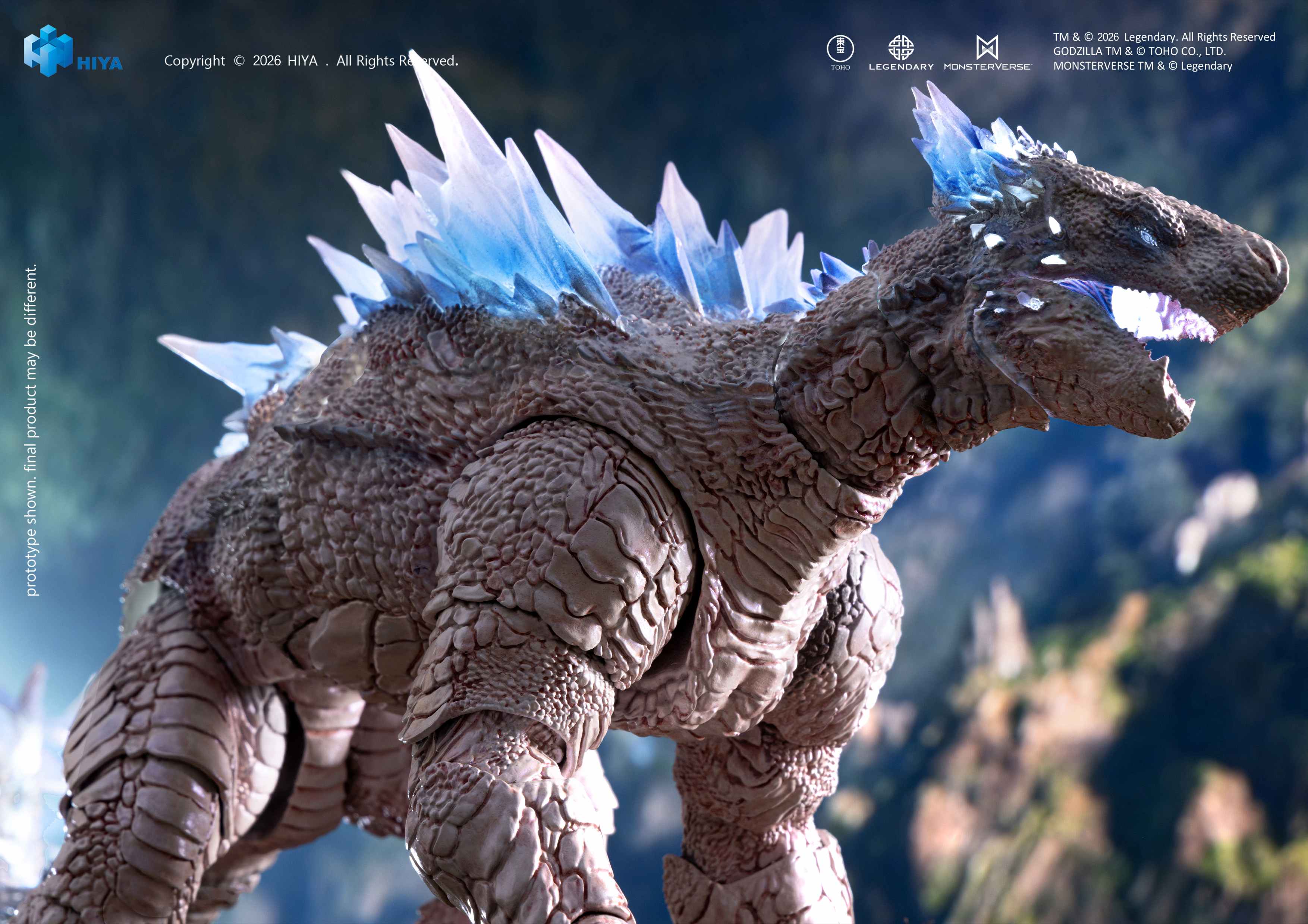HIYA Exquisite Basic + Series Non Scale 6.7 Inch "Godzilla x Kong The New Empire" Frost Bite Blast Shimo Action Figure