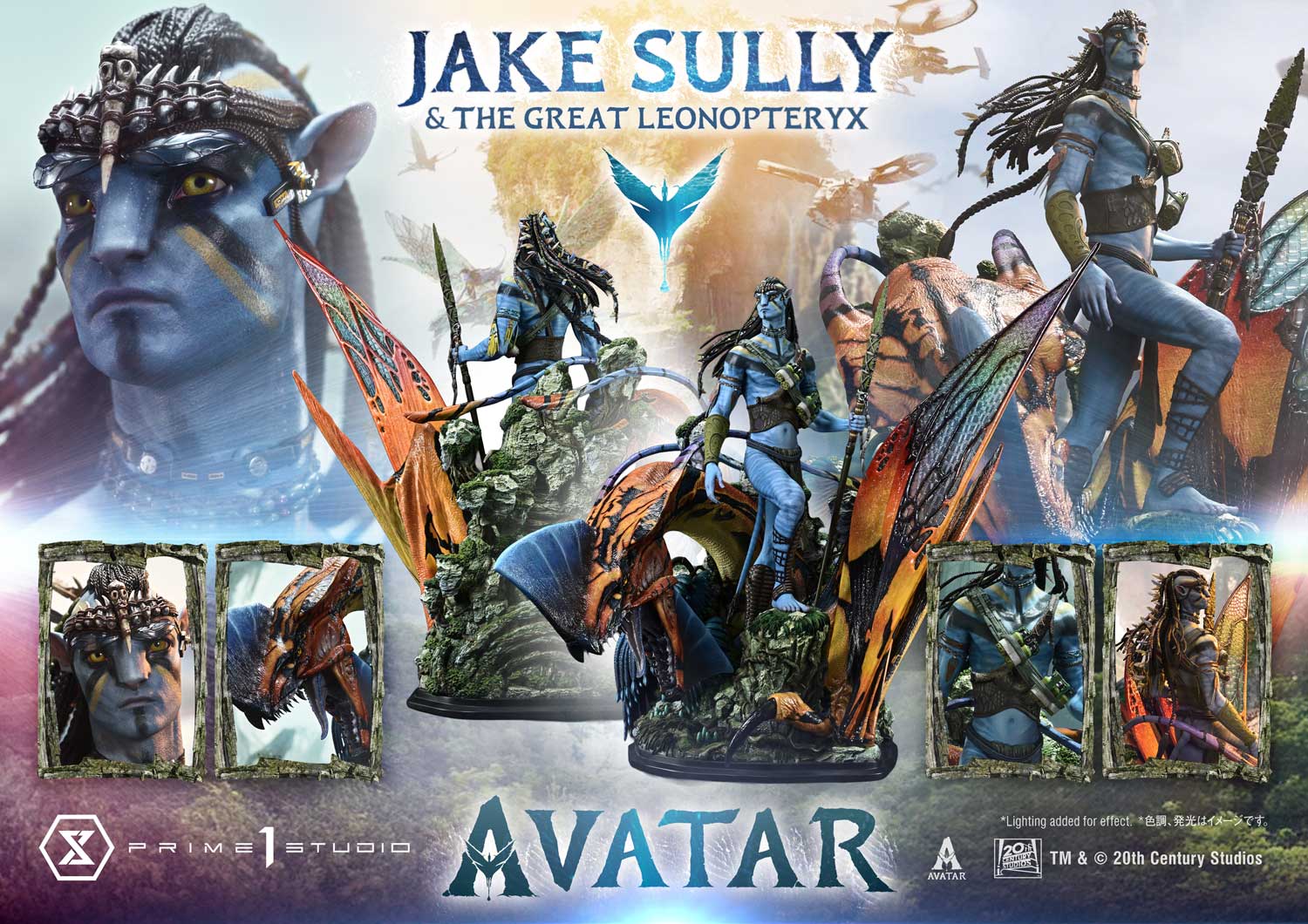 Real Elite Masterline "Avatar" Jake Sully & The Great Leonopteryx Avatar Legacy Collection