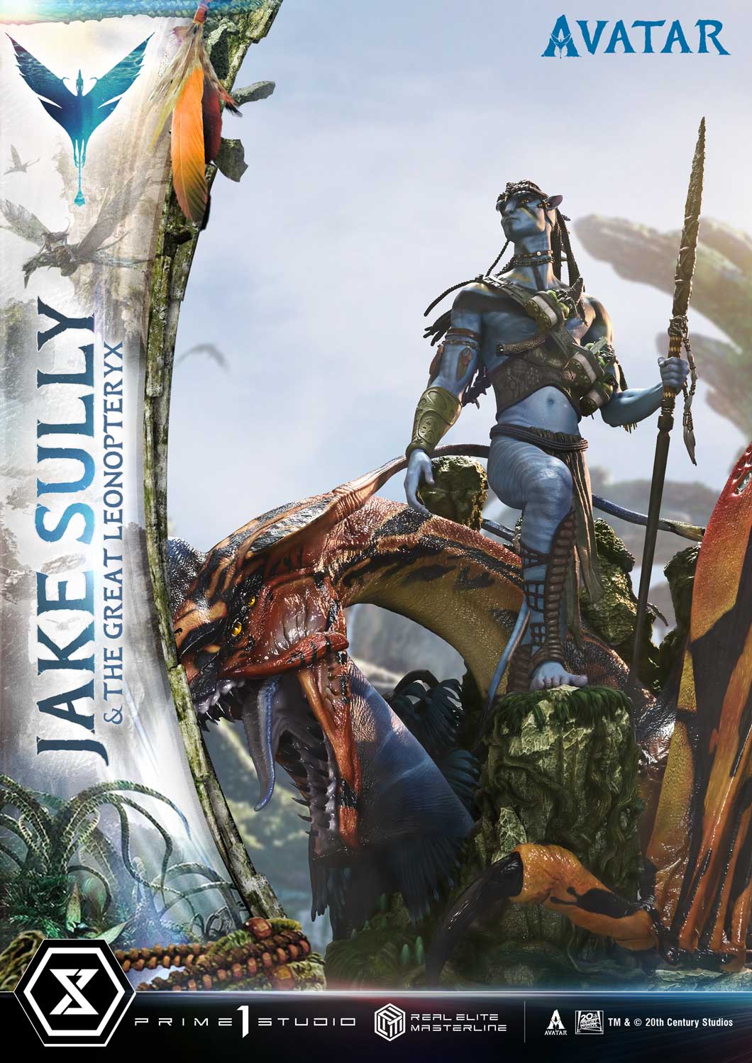 Real Elite Masterline "Avatar" Jake Sully & The Great Leonopteryx Avatar Legacy Collection
