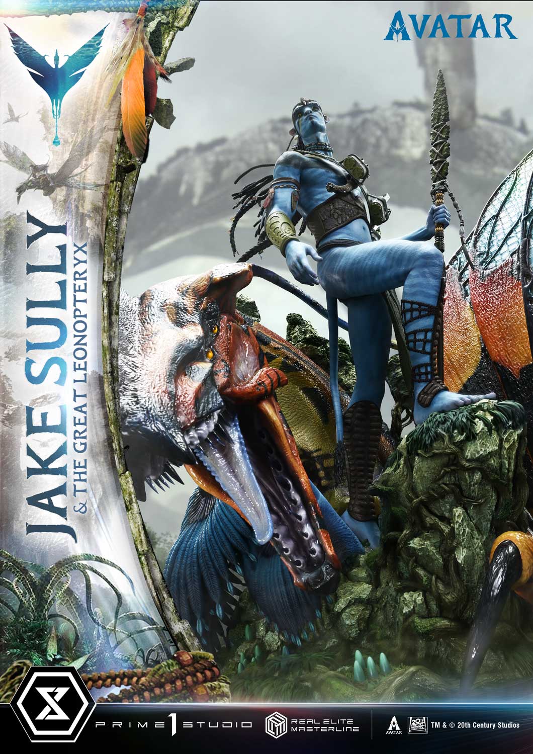 Real Elite Masterline "Avatar" Jake Sully & The Great Leonopteryx Avatar Legacy Collection