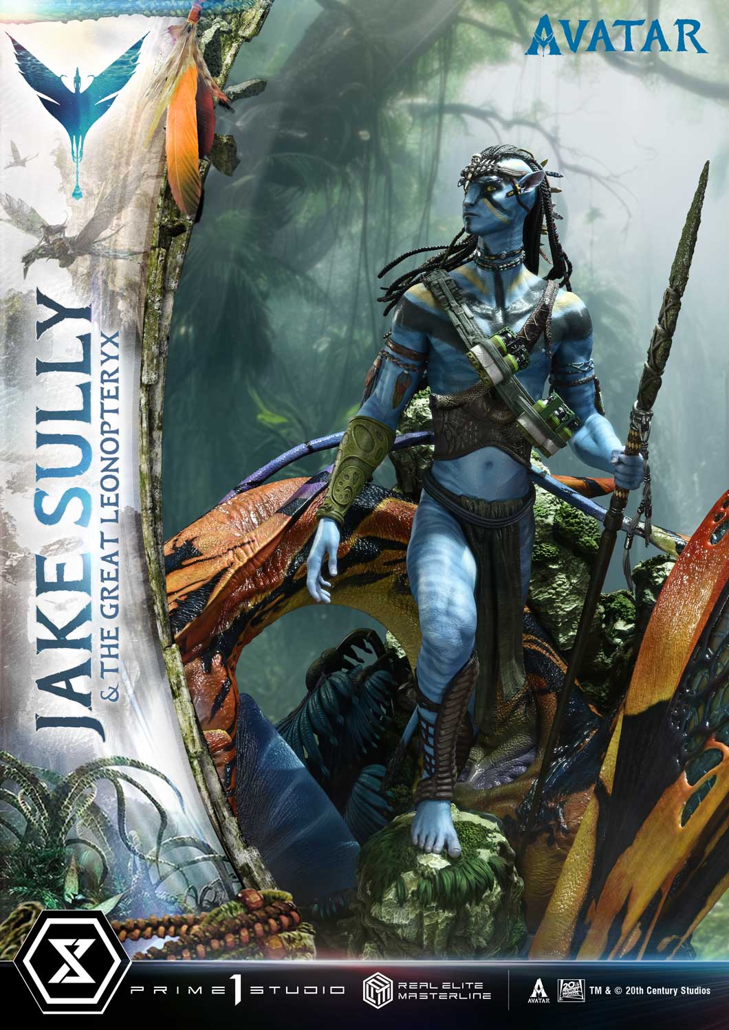 Real Elite Masterline "Avatar" Jake Sully & The Great Leonopteryx Avatar Legacy Collection