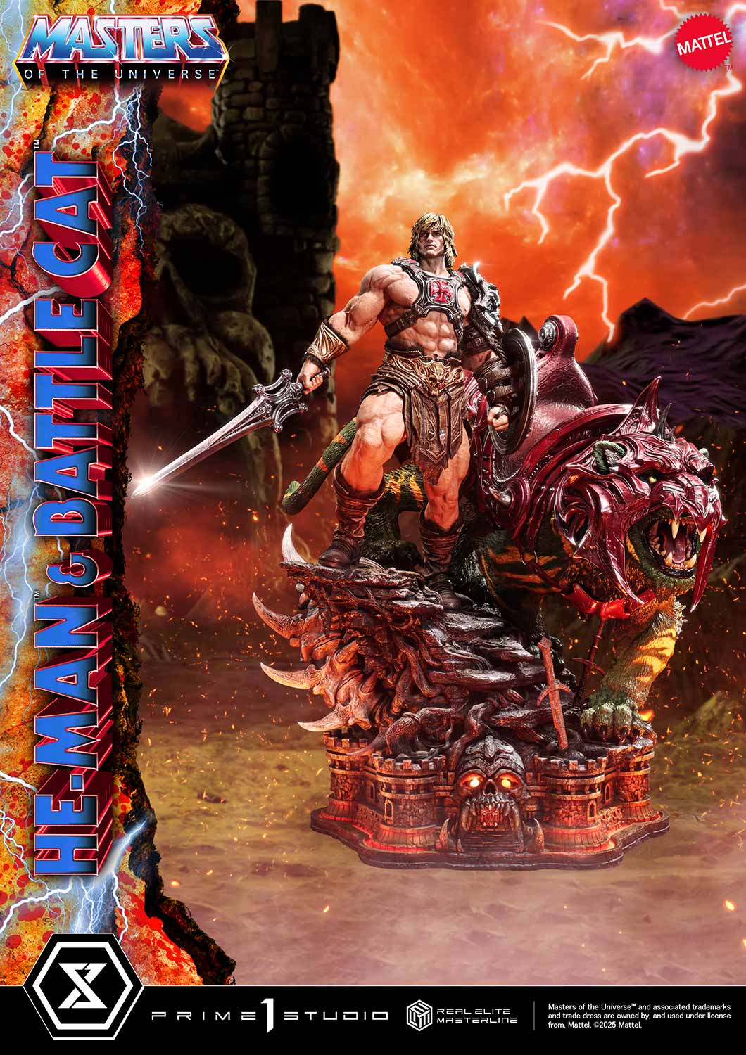 Real Elite Masterline "Masters of the Universe" He-Man & Battle Cat