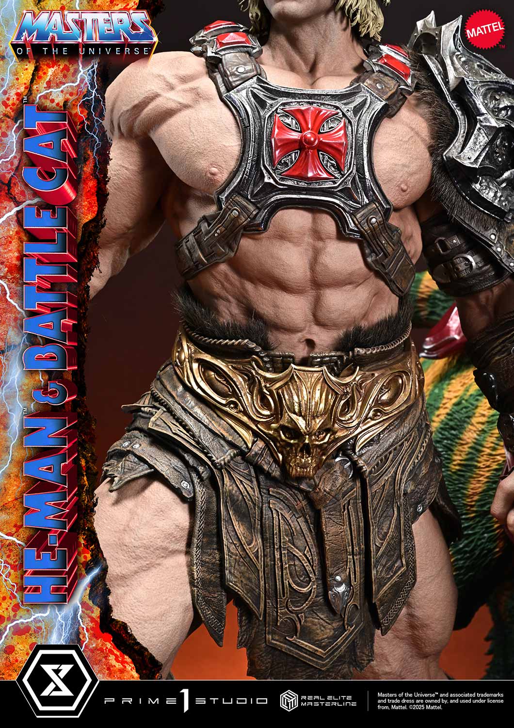 Real Elite Masterline "Masters of the Universe" He-Man & Battle Cat Ultimate Version