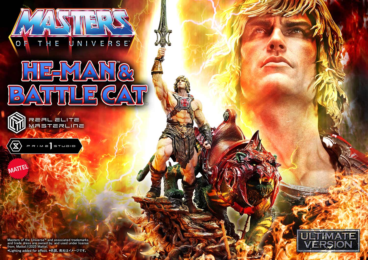 Real Elite Masterline "Masters of the Universe" He-Man & Battle Cat Ultimate Version