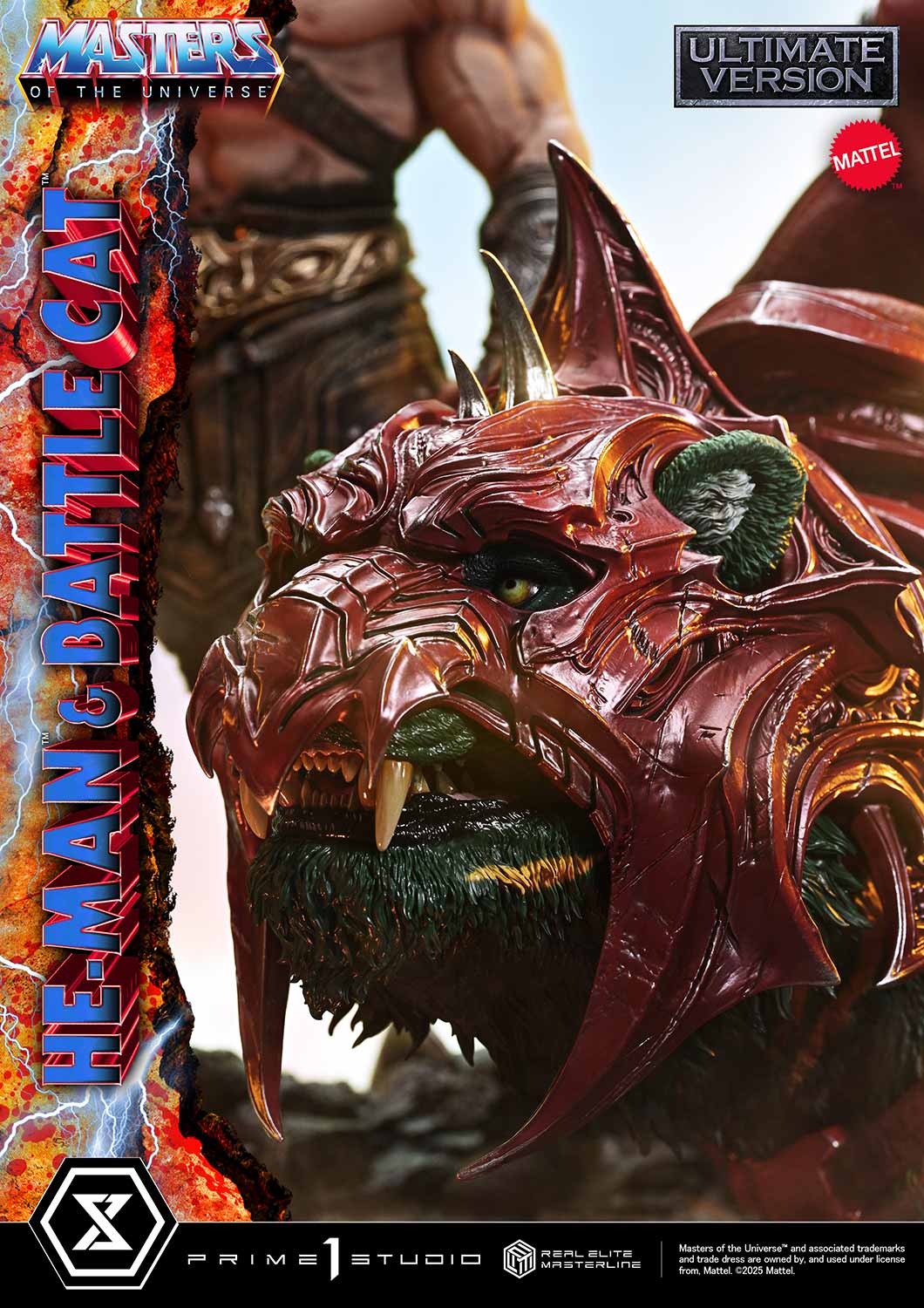 Real Elite Masterline "Masters of the Universe" He-Man & Battle Cat Ultimate Version