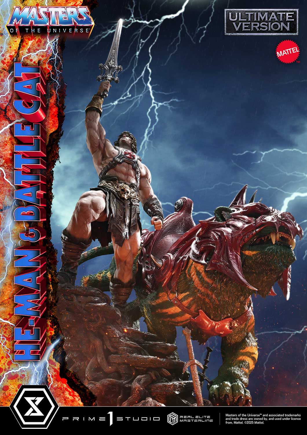 Real Elite Masterline "Masters of the Universe" He-Man & Battle Cat Ultimate Version