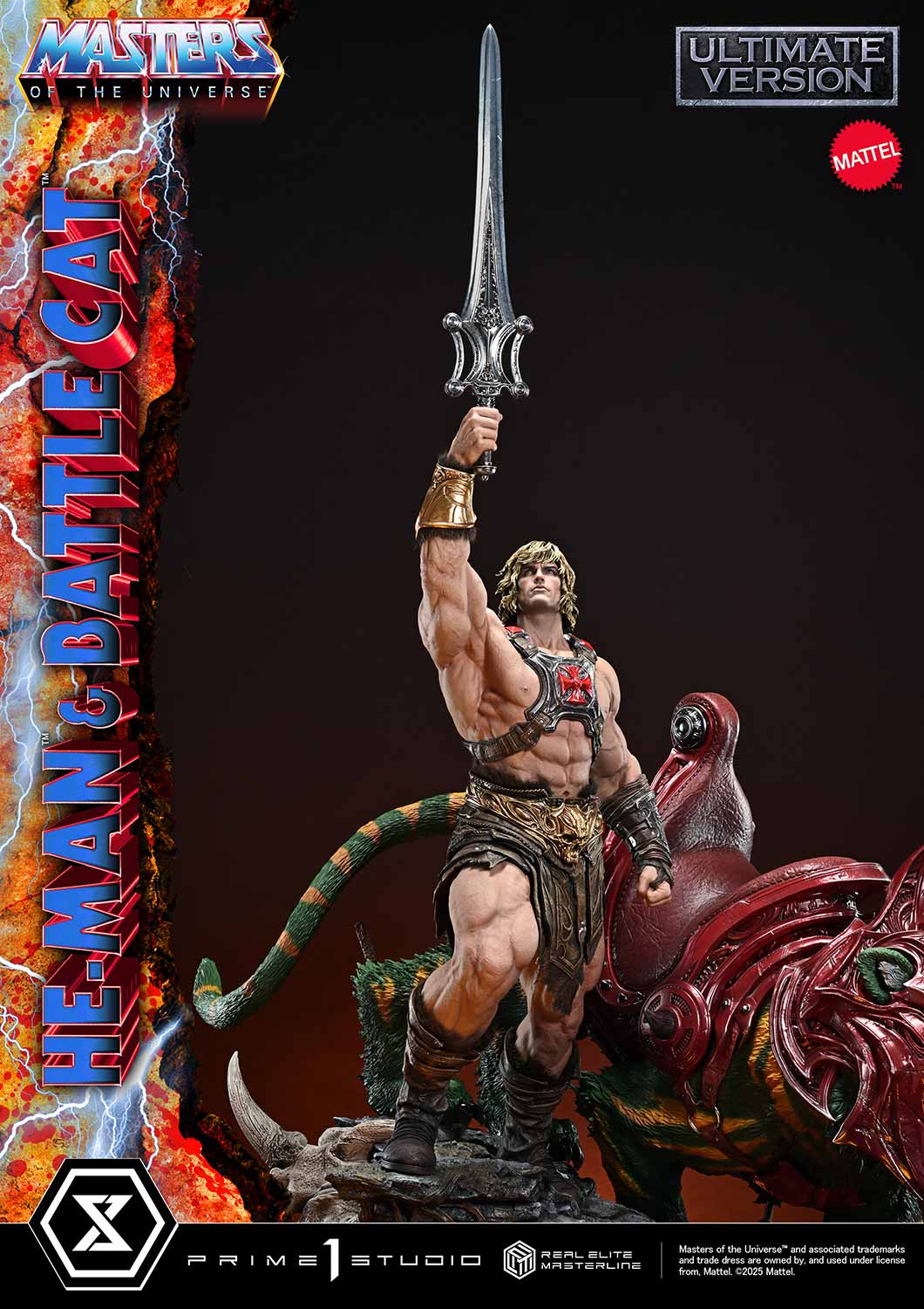 Real Elite Masterline "Masters of the Universe" He-Man & Battle Cat Ultimate Version
