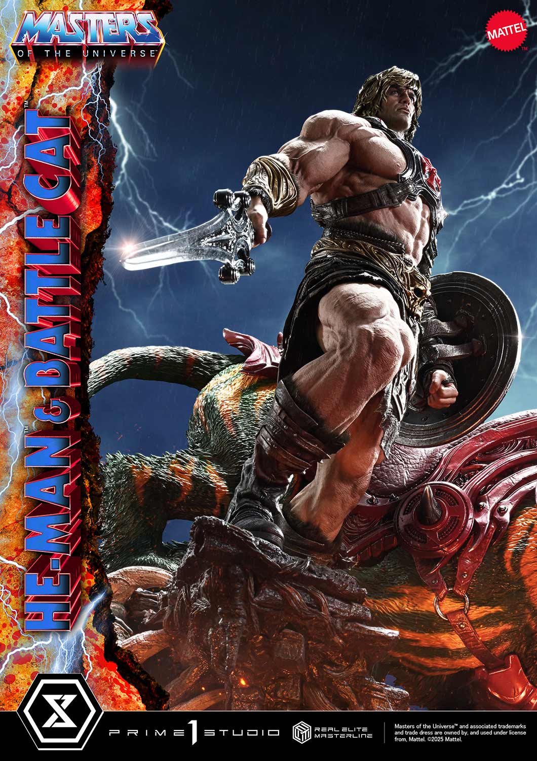 Real Elite Masterline "Masters of the Universe" He-Man & Battle Cat Ultimate Version