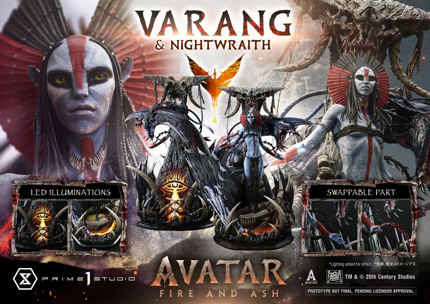 Real Elite Masterline "Avatar: Fire and Ash" Varang & Nightwraith Avatar Legacy Collection