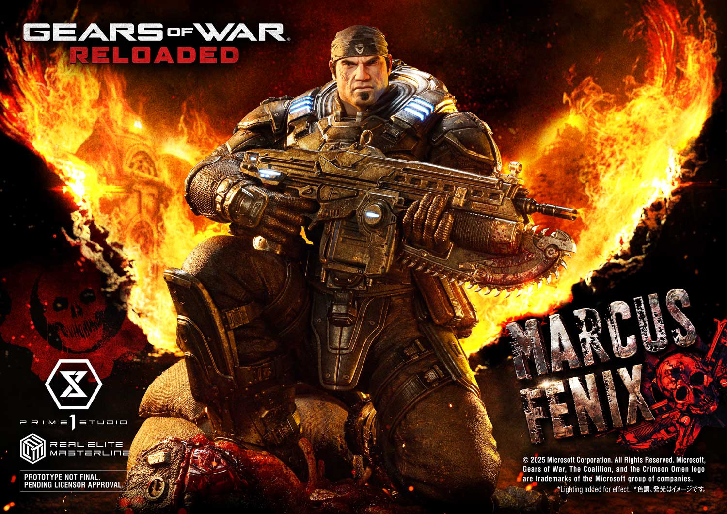 Real Elite Masterline "Gears of War: Reloaded" Marcus Fenix