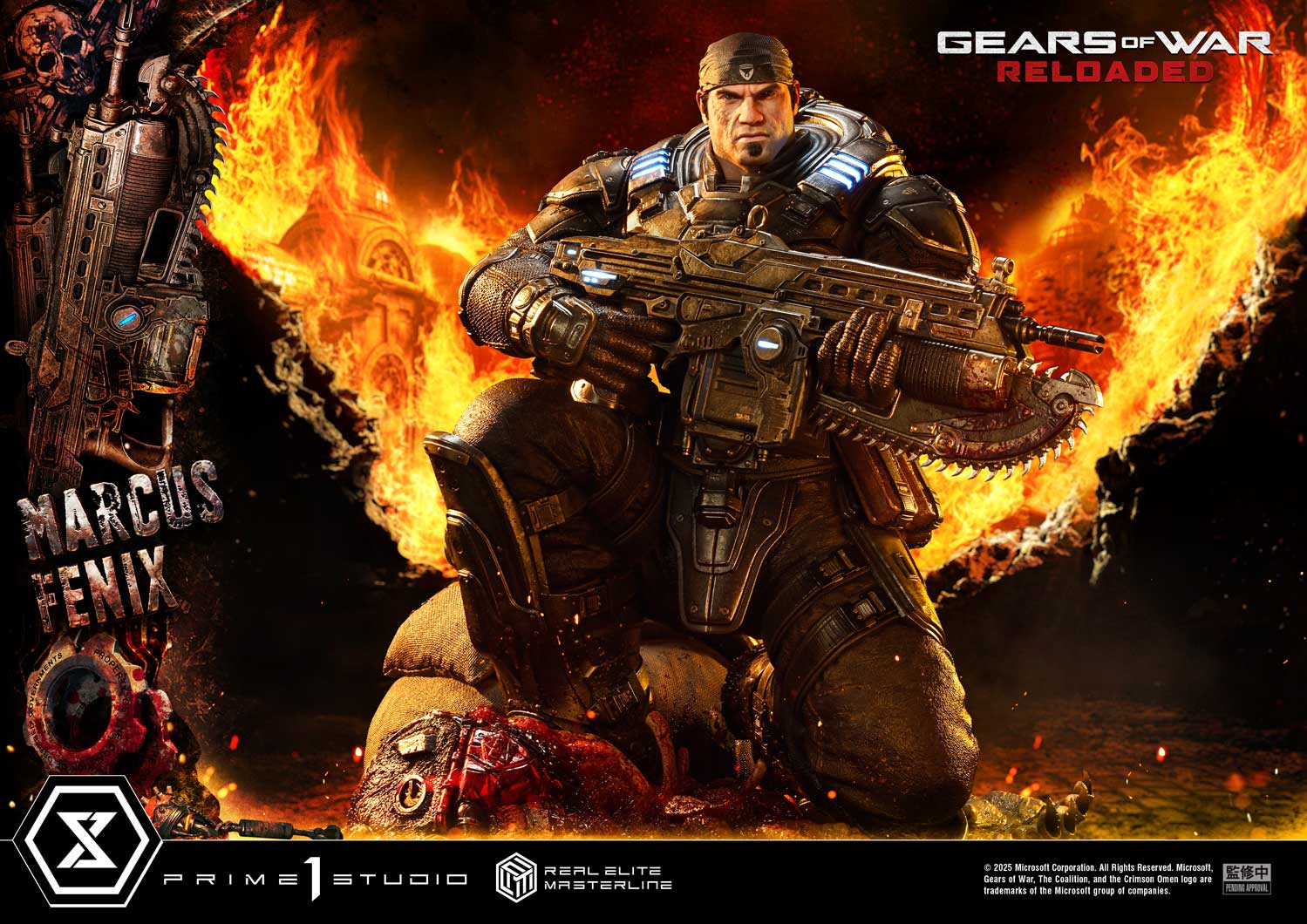 Real Elite Masterline "Gears of War: Reloaded" Marcus Fenix