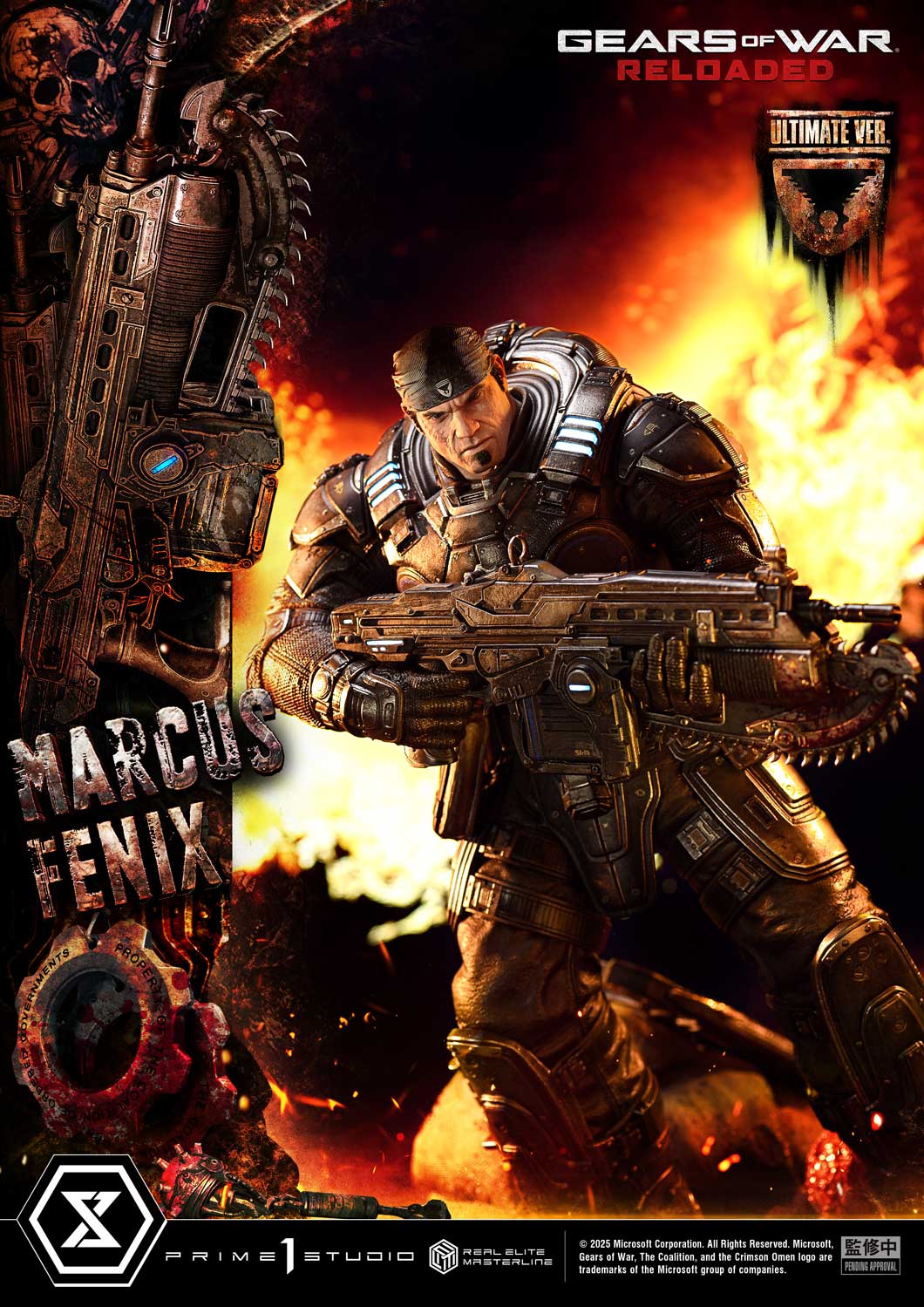 Real Elite Masterline "Gears of War: Reloaded" Marcus Fenix Ultimate Version