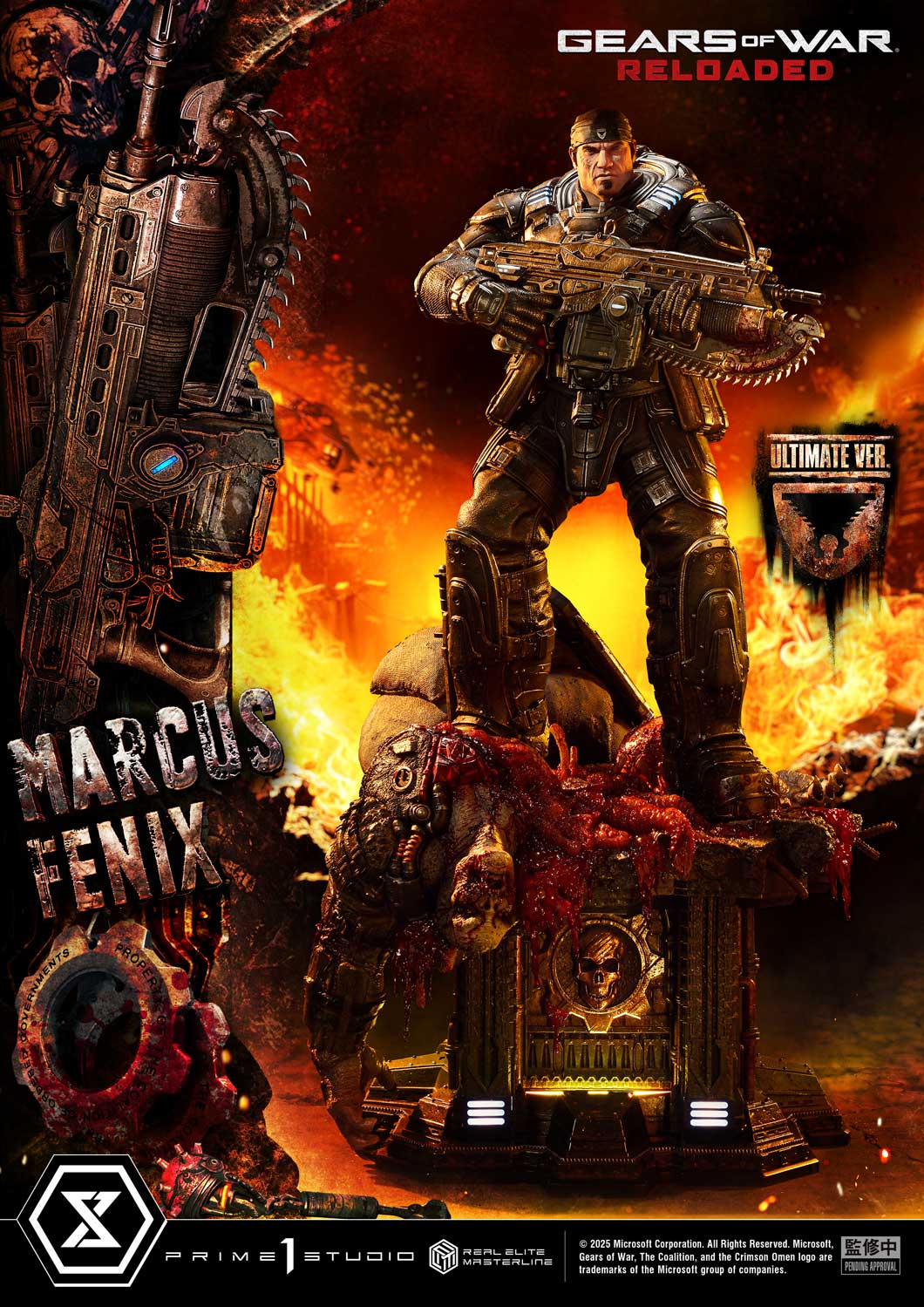 Real Elite Masterline "Gears of War: Reloaded" Marcus Fenix Ultimate Version