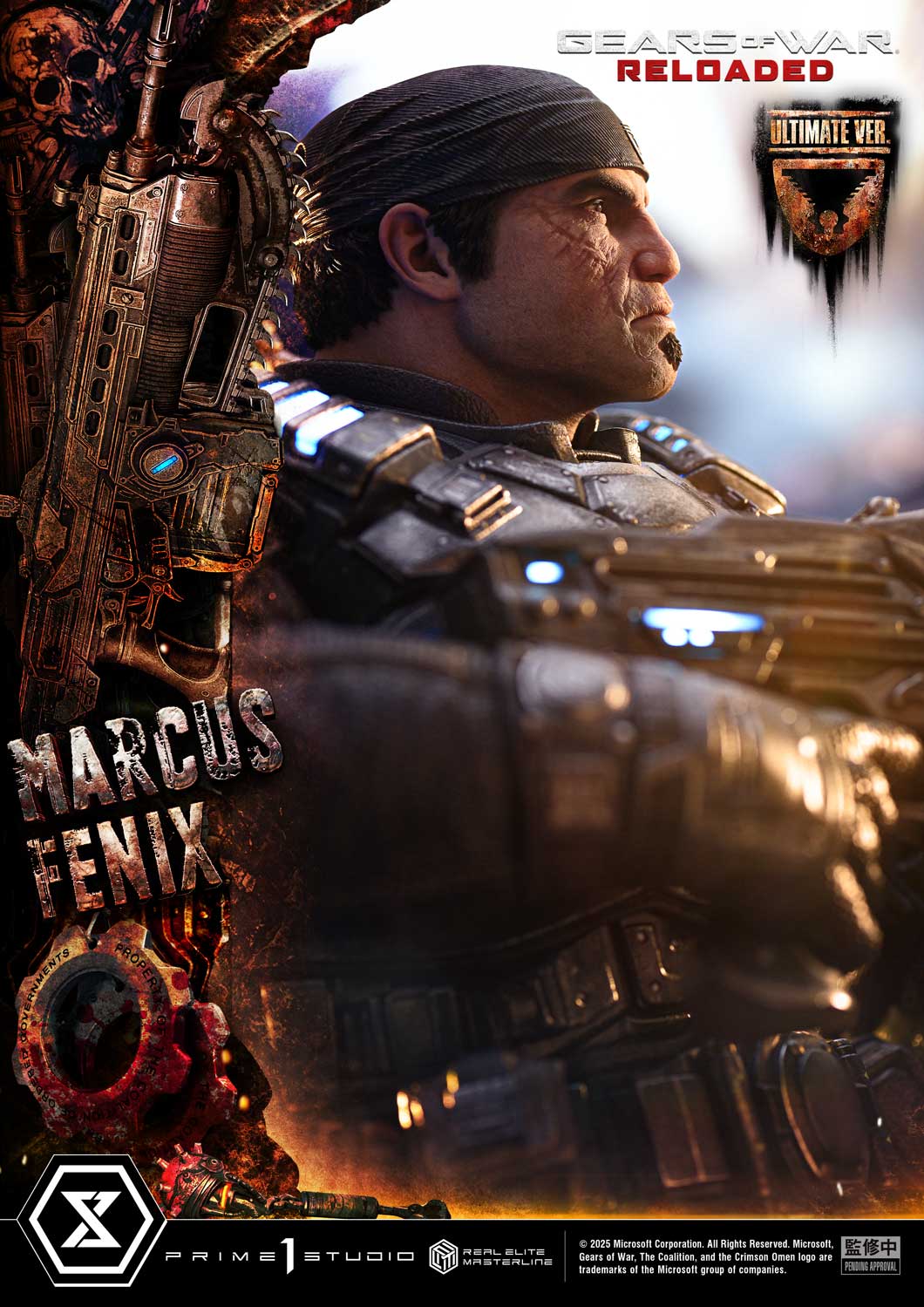 Real Elite Masterline "Gears of War: Reloaded" Marcus Fenix Ultimate Version