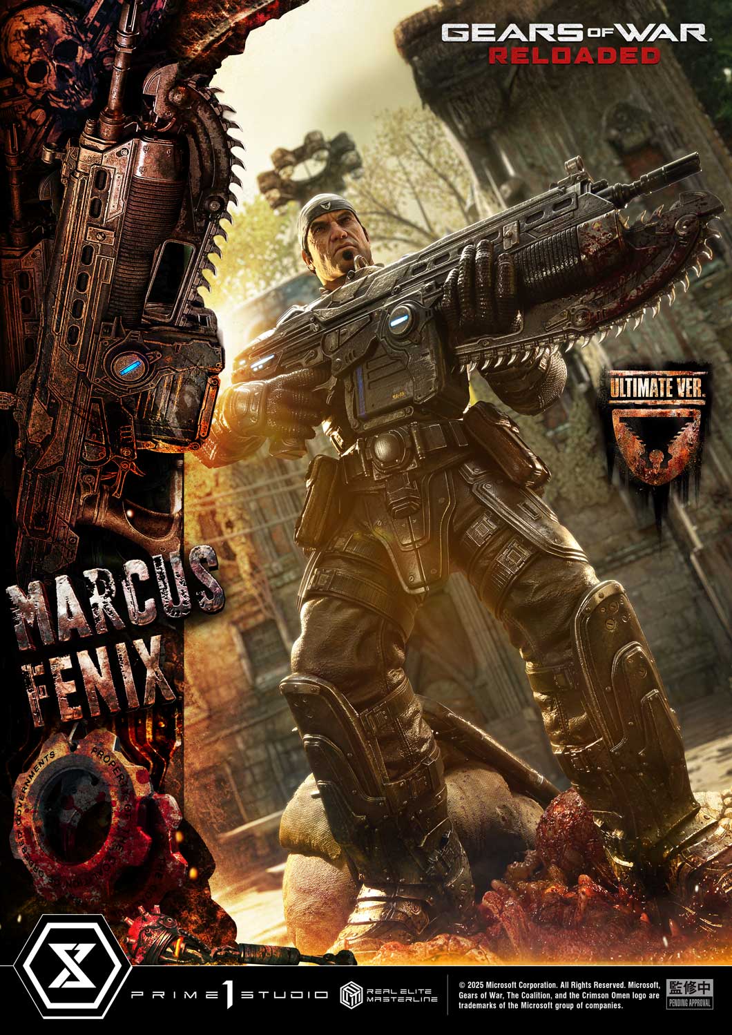 Real Elite Masterline "Gears of War: Reloaded" Marcus Fenix Ultimate Version