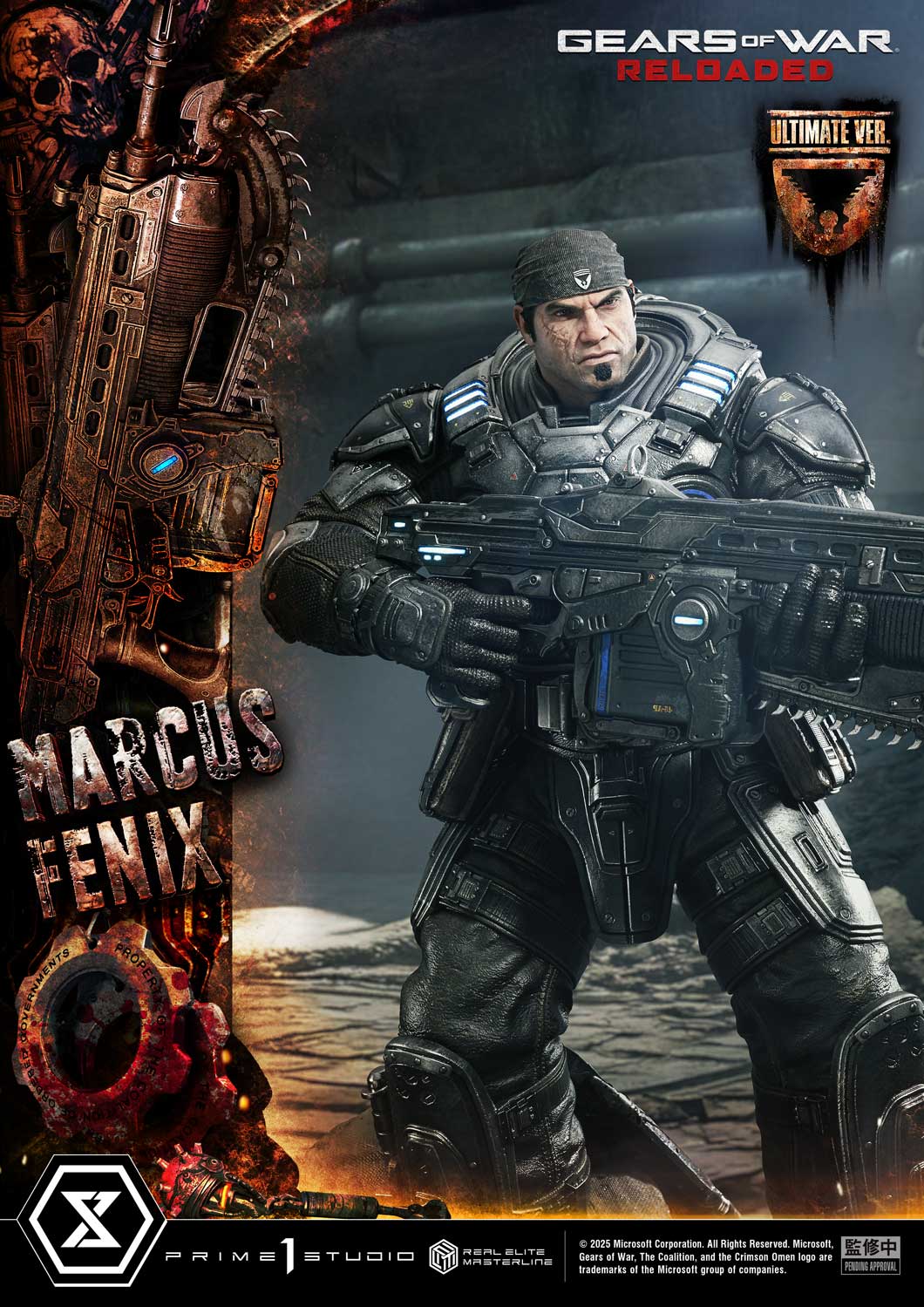 Real Elite Masterline "Gears of War: Reloaded" Marcus Fenix Ultimate Version