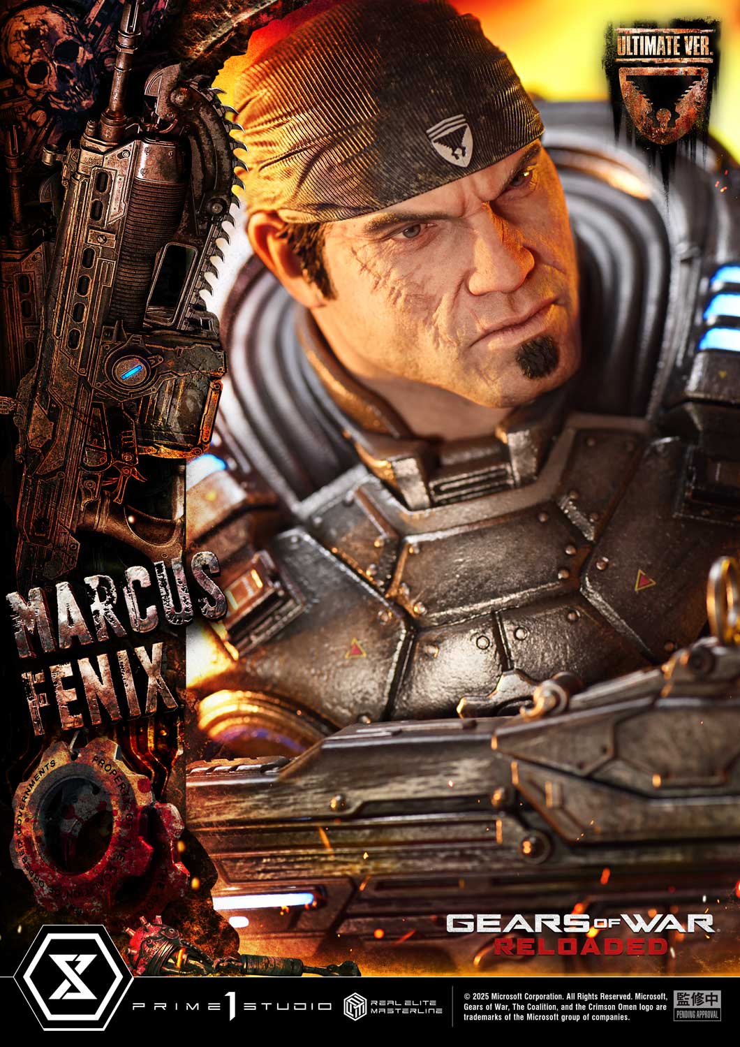 Real Elite Masterline "Gears of War: Reloaded" Marcus Fenix Ultimate Version
