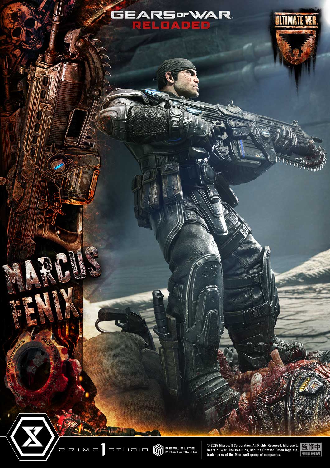 Real Elite Masterline "Gears of War: Reloaded" Marcus Fenix Ultimate Version