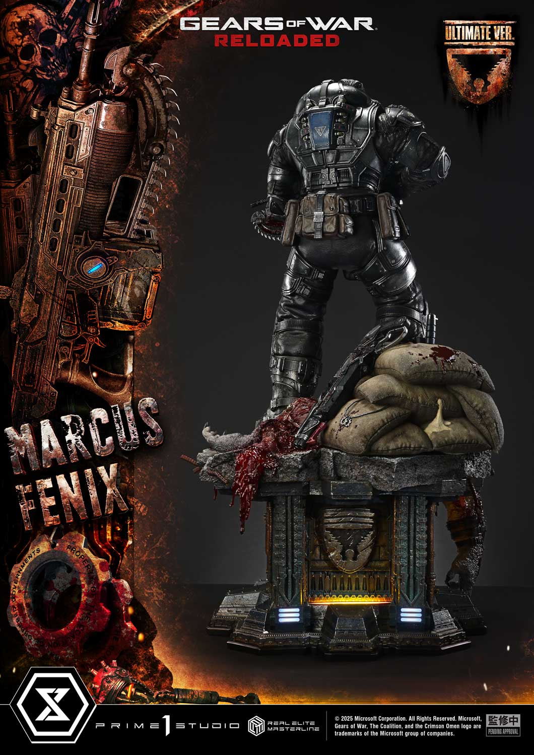 Real Elite Masterline "Gears of War: Reloaded" Marcus Fenix Ultimate Version