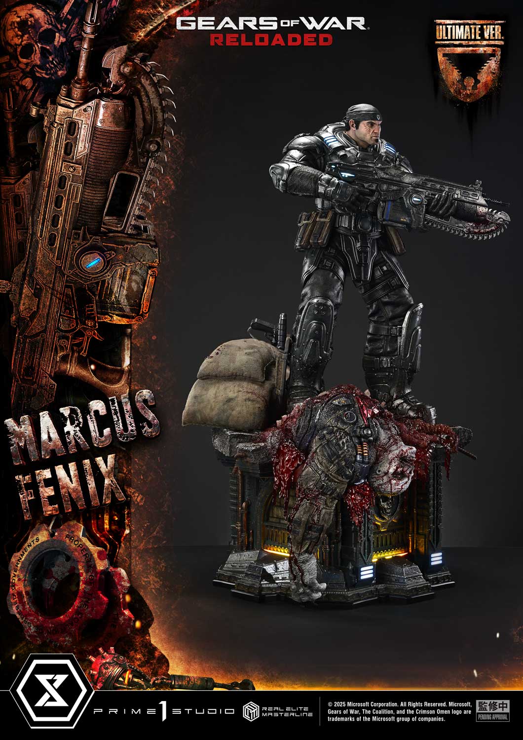 Real Elite Masterline "Gears of War: Reloaded" Marcus Fenix Ultimate Version