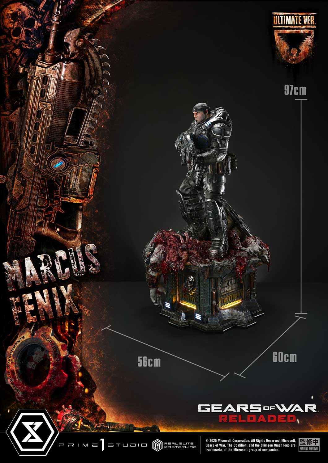 Real Elite Masterline "Gears of War: Reloaded" Marcus Fenix Ultimate Version