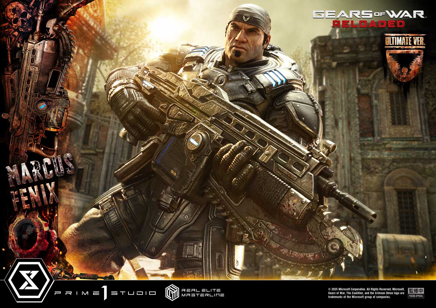 Real Elite Masterline "Gears of War: Reloaded" Marcus Fenix Ultimate Version