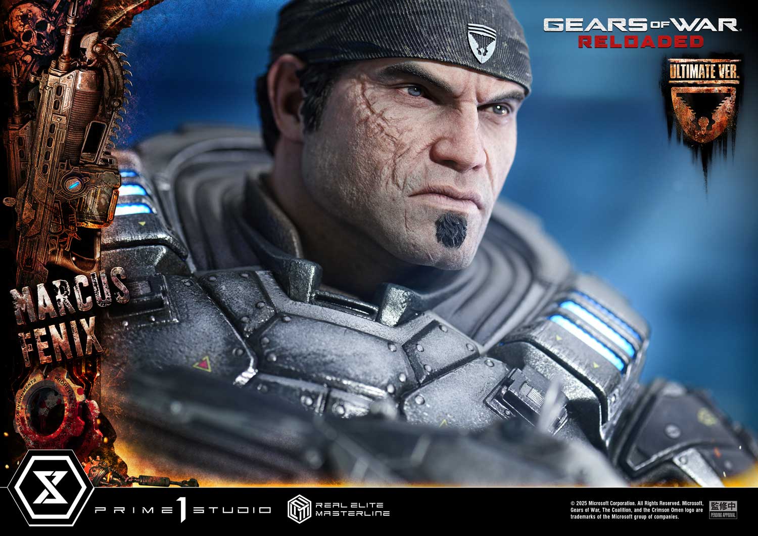 Real Elite Masterline "Gears of War: Reloaded" Marcus Fenix Ultimate Version
