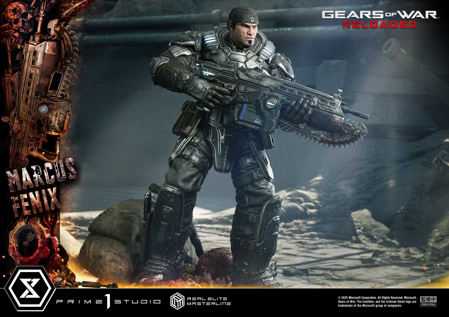 Real Elite Masterline "Gears of War: Reloaded" Marcus Fenix Ultimate Version