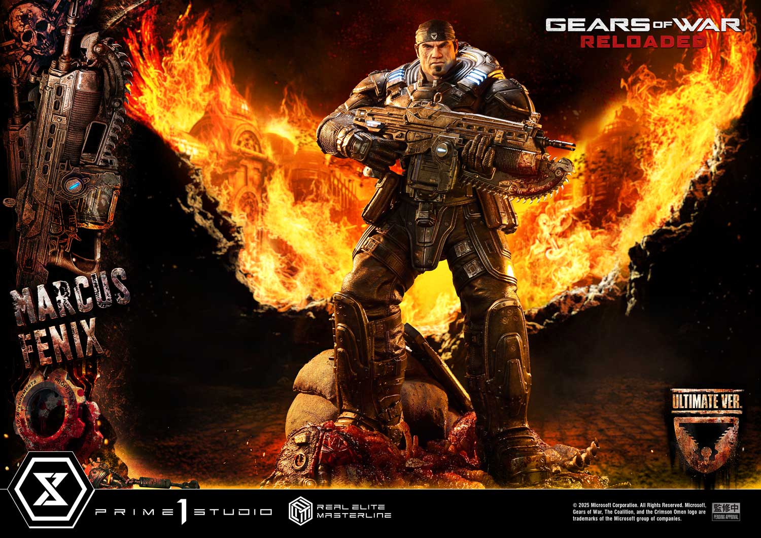 Real Elite Masterline "Gears of War: Reloaded" Marcus Fenix Ultimate Version