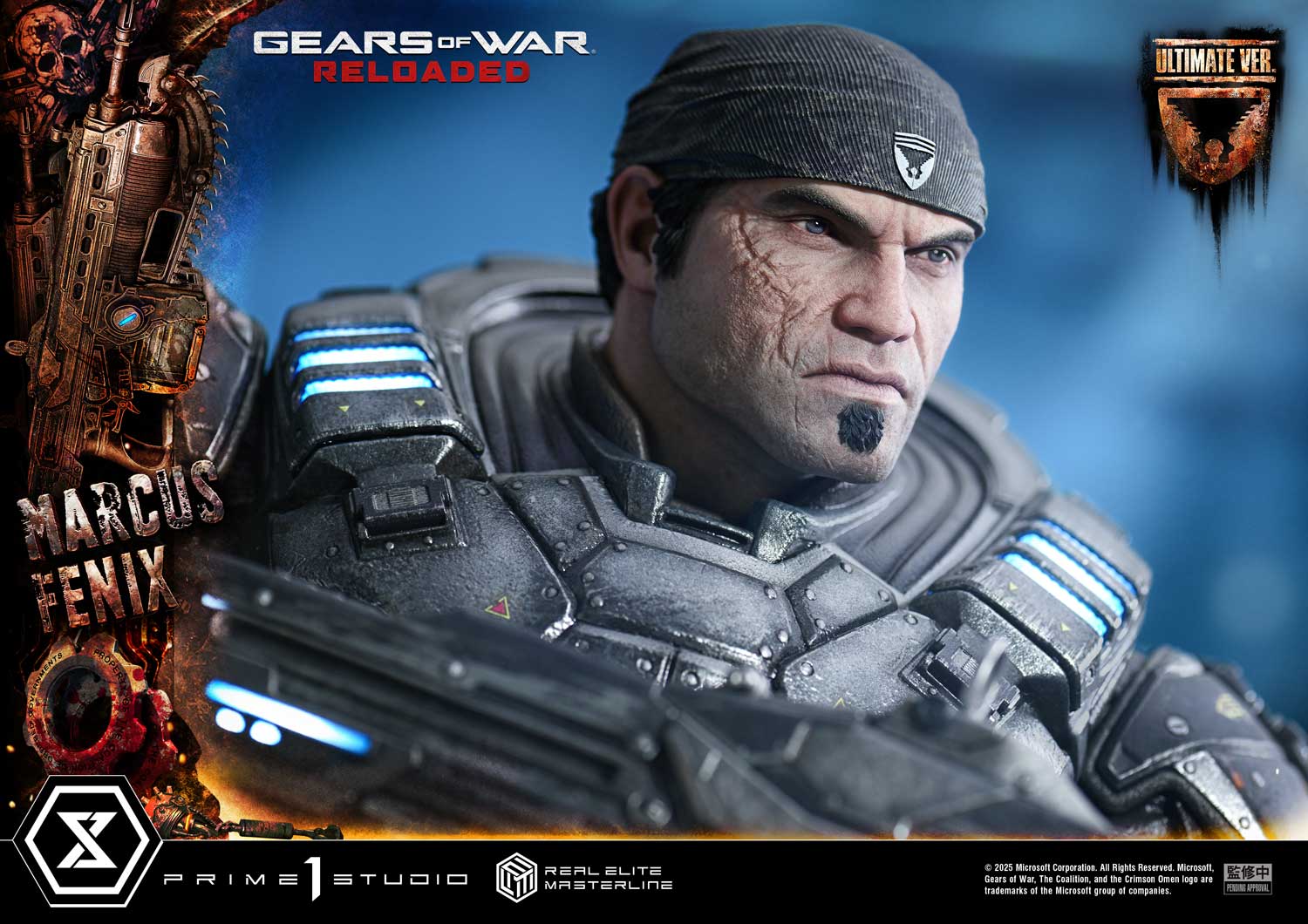 Real Elite Masterline "Gears of War: Reloaded" Marcus Fenix Ultimate Version