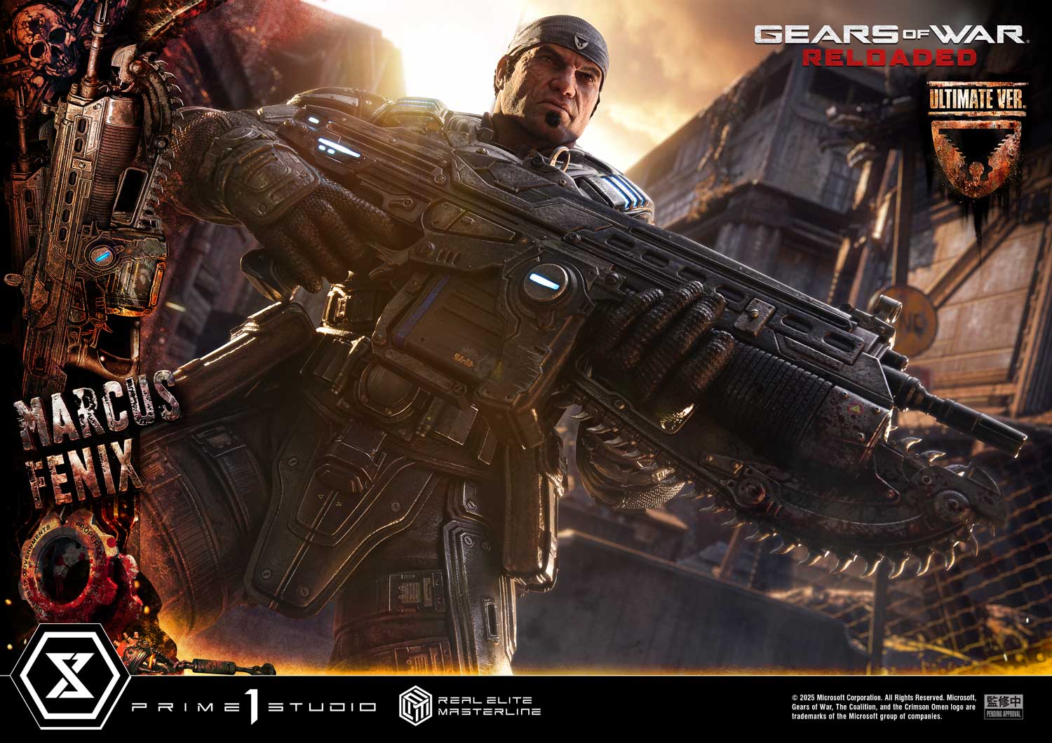 Real Elite Masterline "Gears of War: Reloaded" Marcus Fenix Ultimate Version