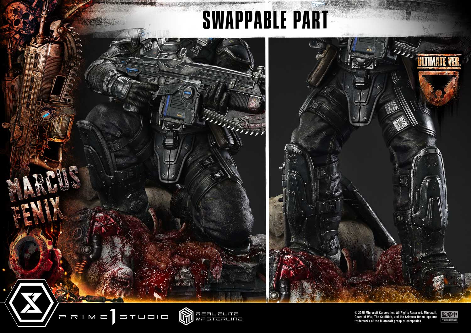 Real Elite Masterline "Gears of War: Reloaded" Marcus Fenix Ultimate Version