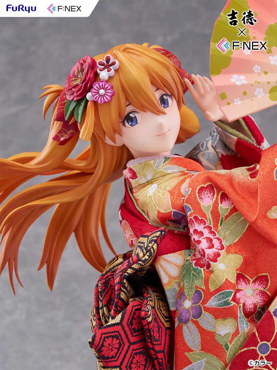 Yoshitoku x F:NEX "Rebuild of Evangelion" Shikinami Asuka Langley -Japanese Doll- 1/4 Scale Figure