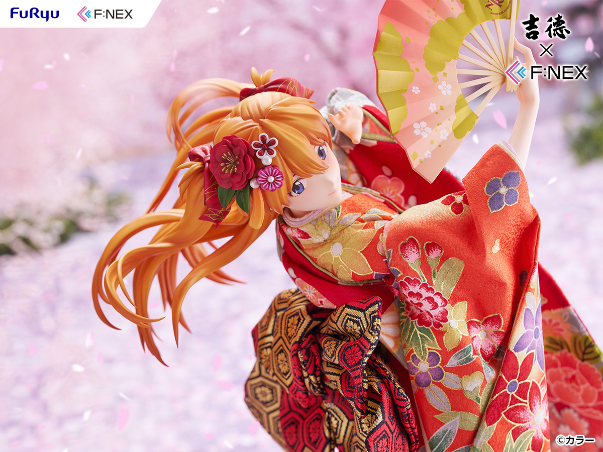 Yoshitoku x F:NEX "Rebuild of Evangelion" Shikinami Asuka Langley -Japanese Doll- 1/4 Scale Figure