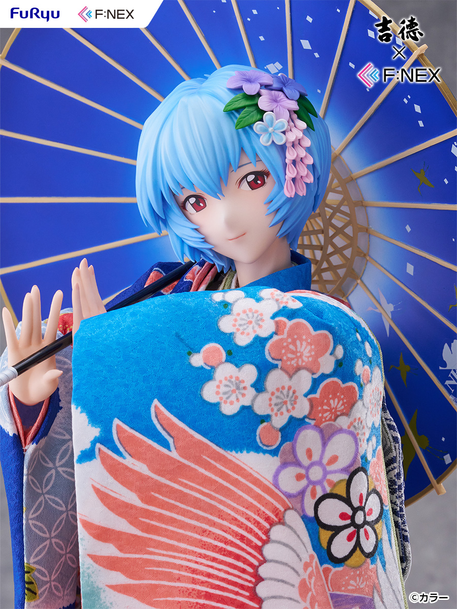 Yoshitoku x F:NEX "Rebuild of Evangelion" Ayanami Rei -Japanese Doll- 1/4 Scale Figure
