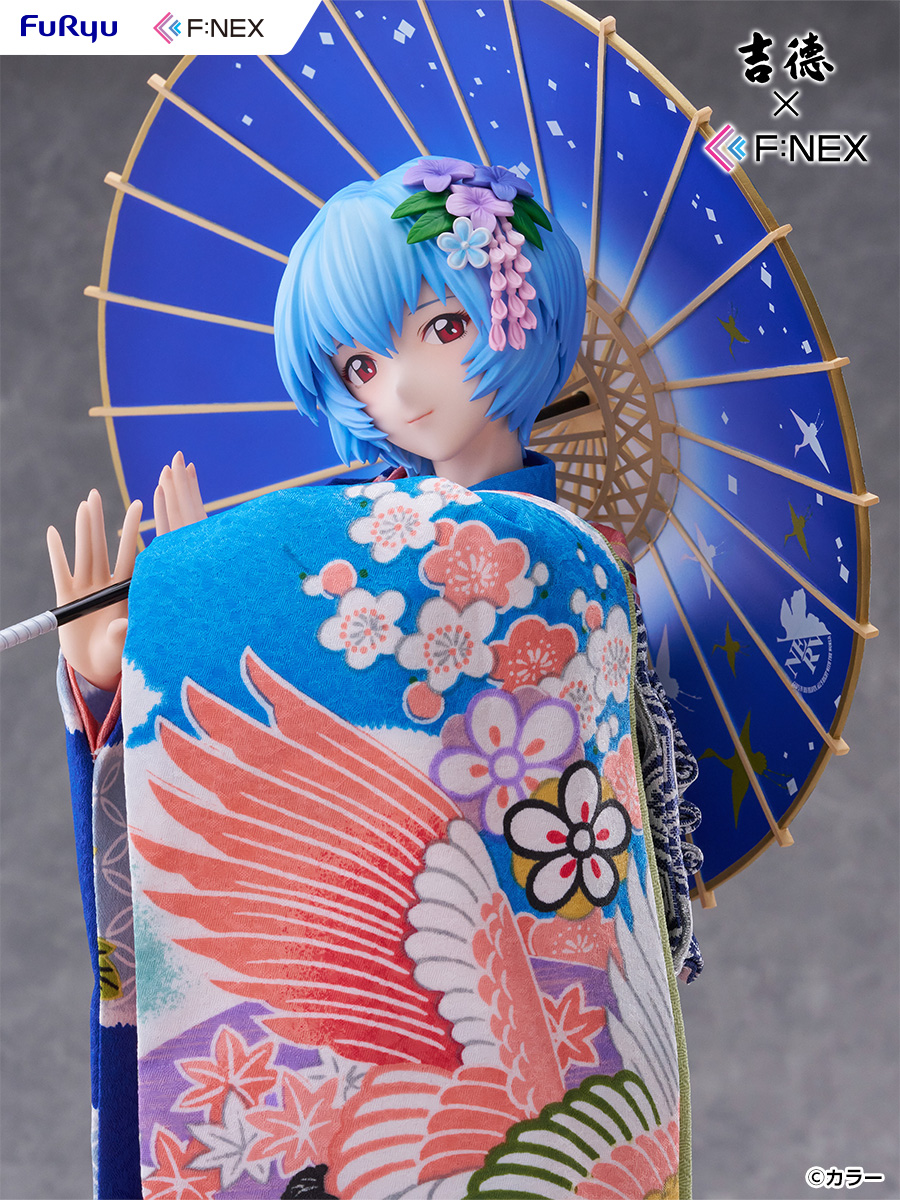 Yoshitoku x F:NEX "Rebuild of Evangelion" Ayanami Rei -Japanese Doll- 1/4 Scale Figure