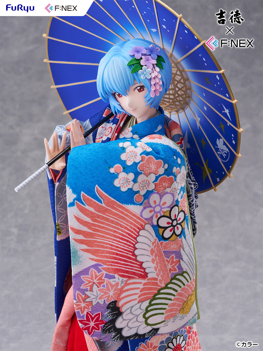 Yoshitoku x F:NEX "Rebuild of Evangelion" Ayanami Rei -Japanese Doll- 1/4 Scale Figure