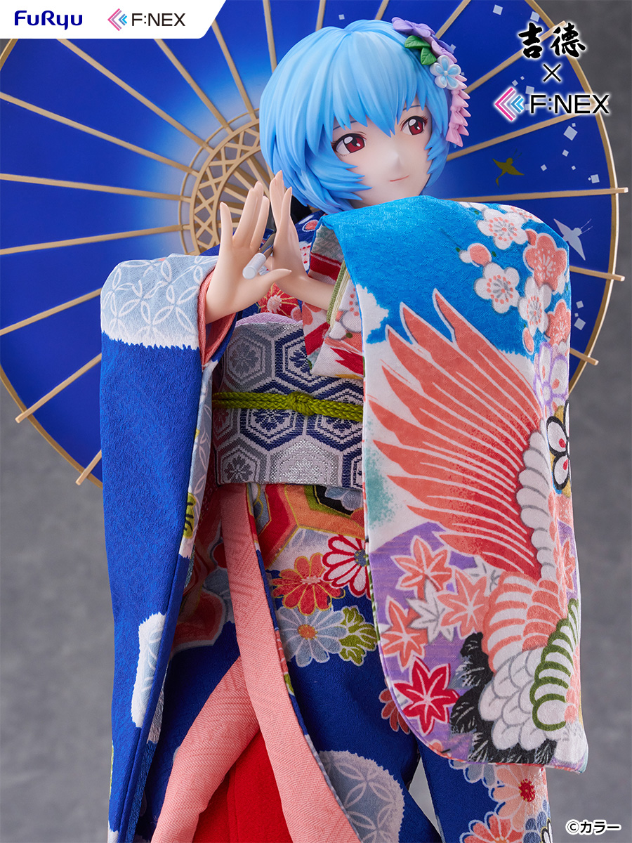 Yoshitoku x F:NEX "Rebuild of Evangelion" Ayanami Rei -Japanese Doll- 1/4 Scale Figure