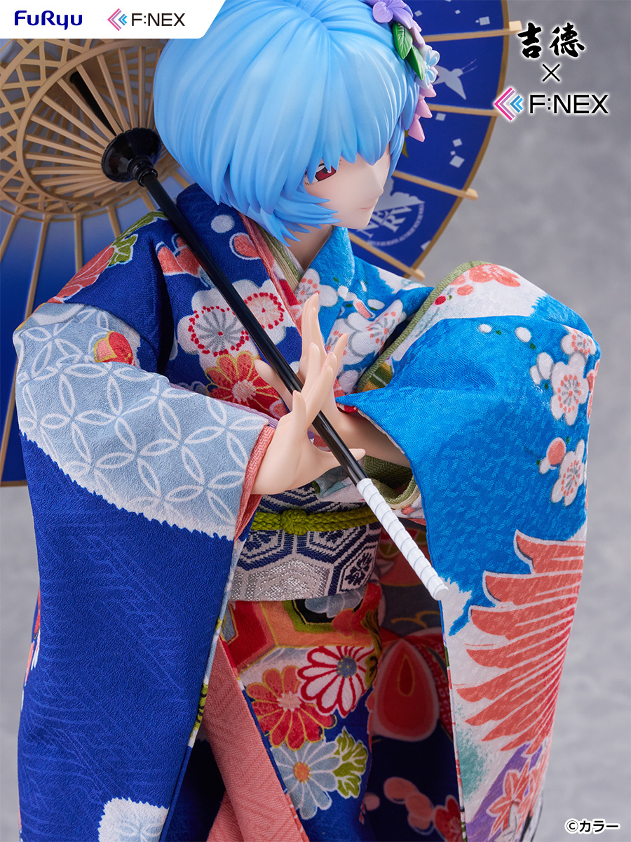 Yoshitoku x F:NEX "Rebuild of Evangelion" Ayanami Rei -Japanese Doll- 1/4 Scale Figure