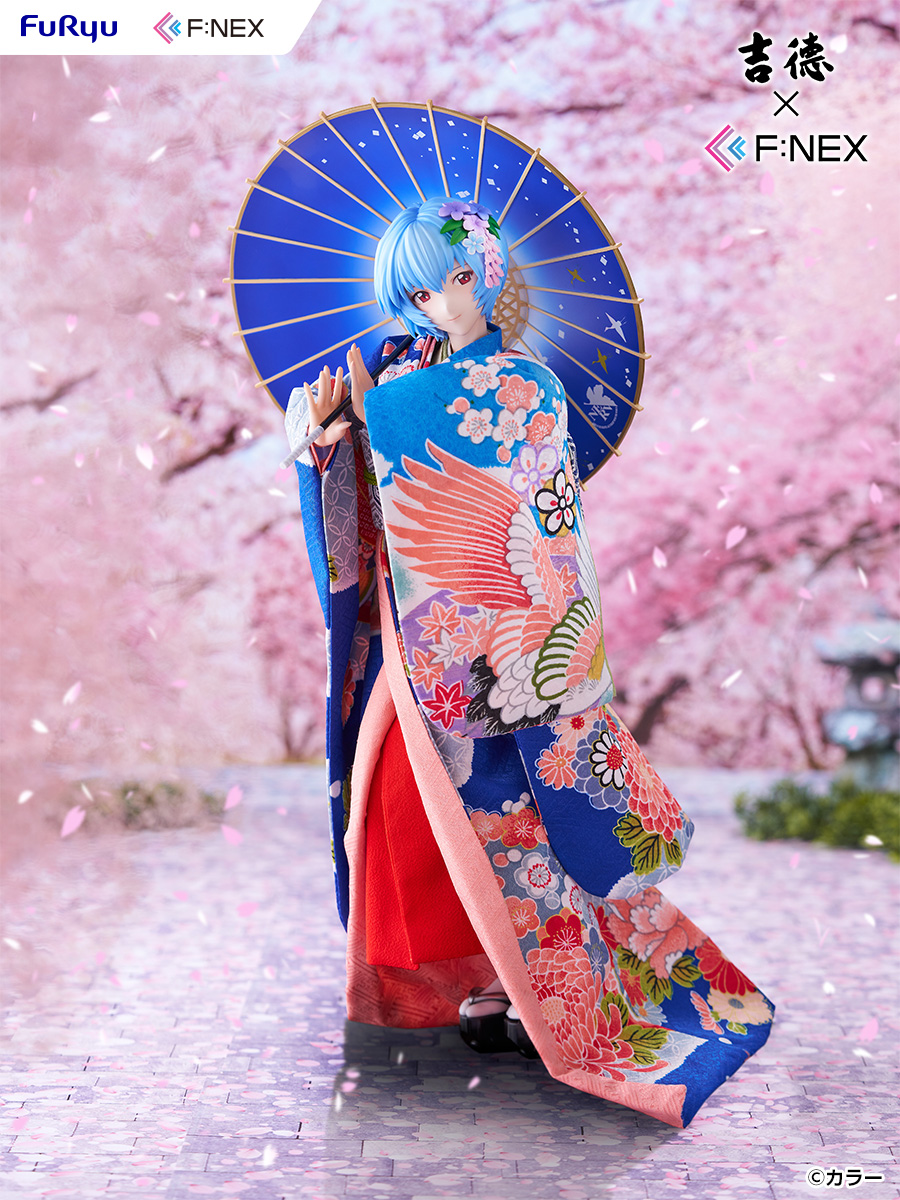 Yoshitoku x F:NEX "Rebuild of Evangelion" Ayanami Rei -Japanese Doll- 1/4 Scale Figure