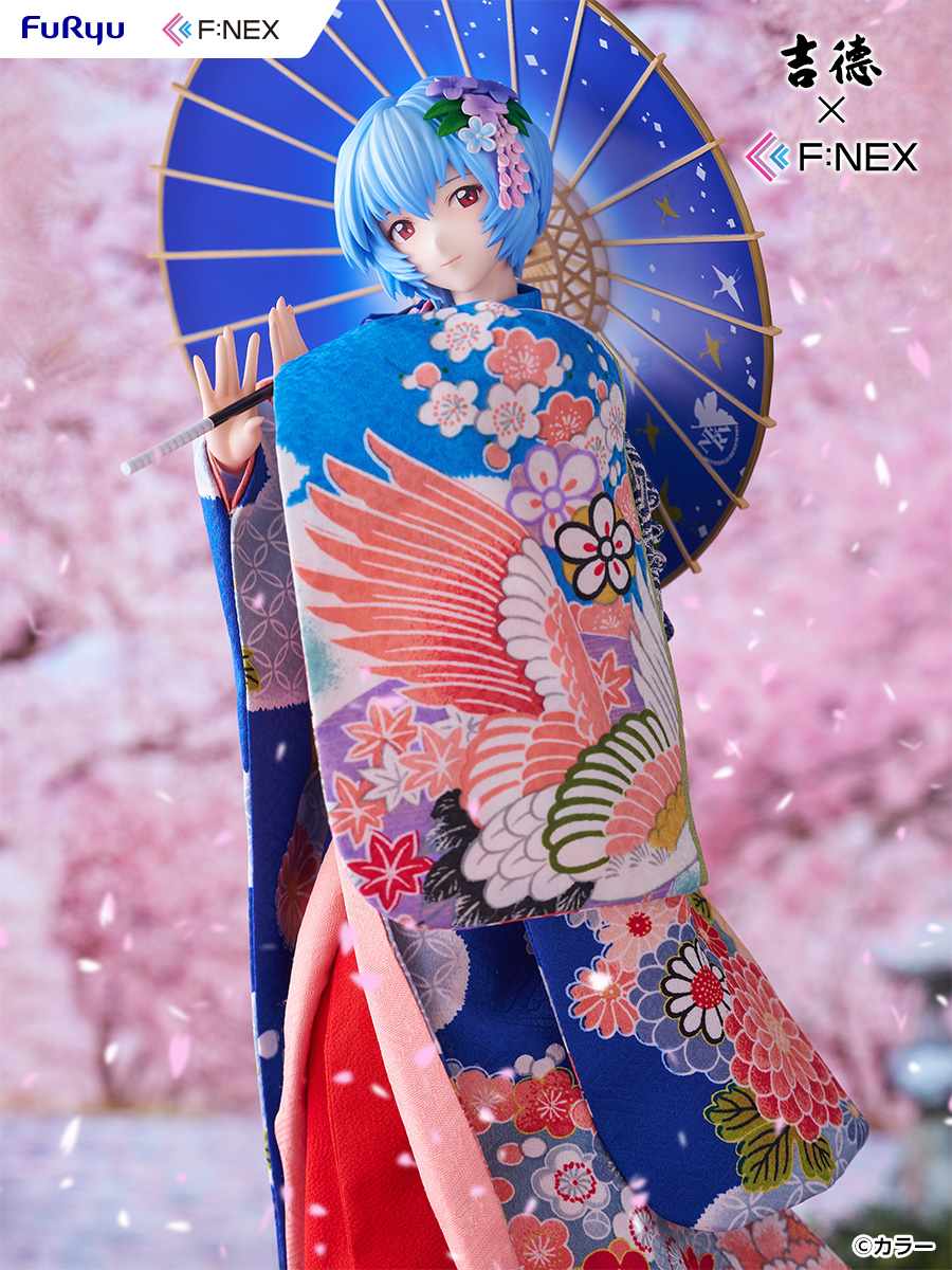 Yoshitoku x F:NEX "Rebuild of Evangelion" Ayanami Rei -Japanese Doll- 1/4 Scale Figure