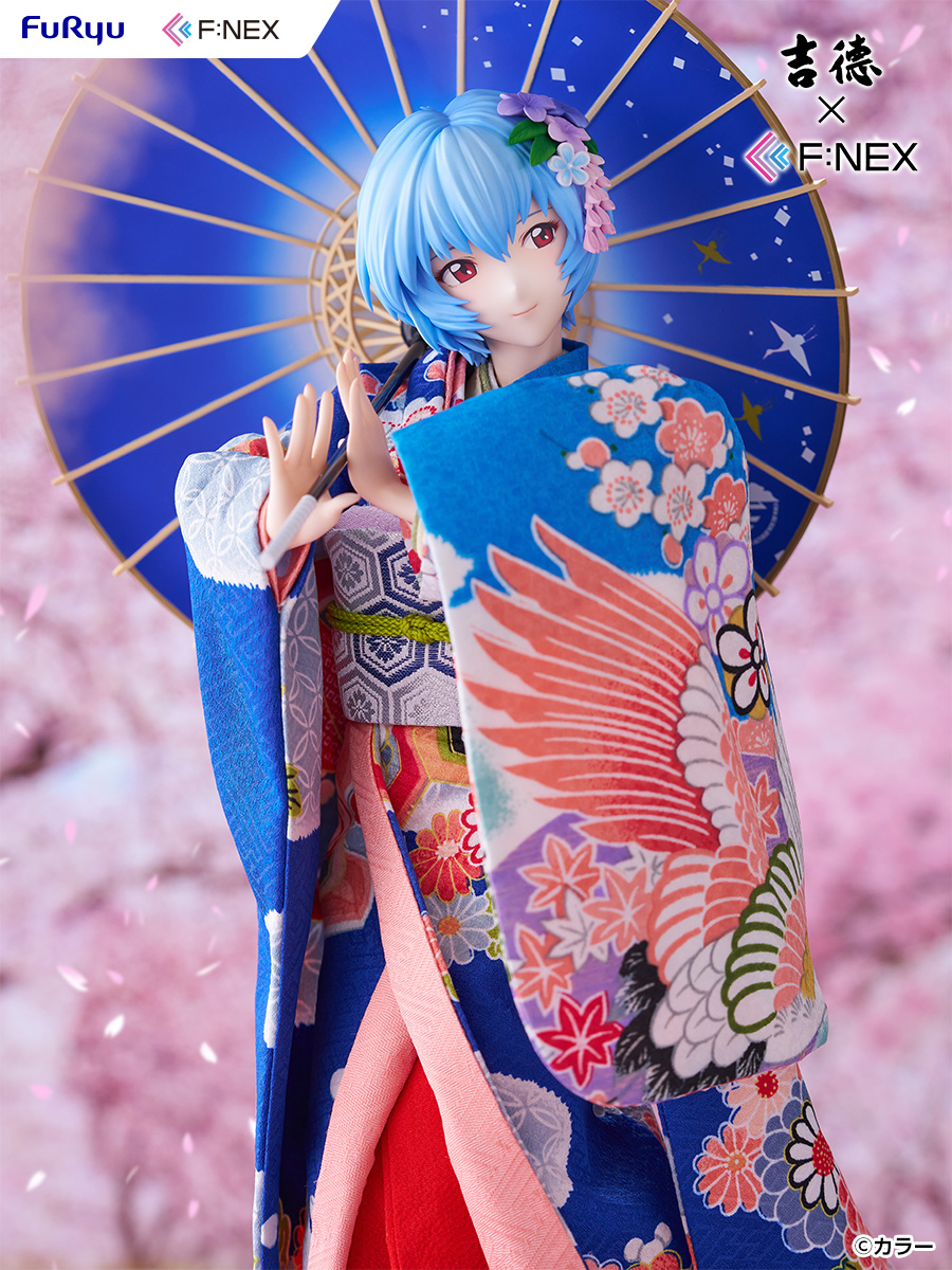 Yoshitoku x F:NEX "Rebuild of Evangelion" Ayanami Rei -Japanese Doll- 1/4 Scale Figure
