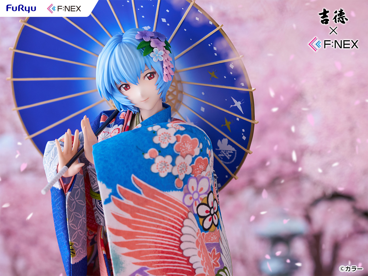 Yoshitoku x F:NEX "Rebuild of Evangelion" Ayanami Rei -Japanese Doll- 1/4 Scale Figure