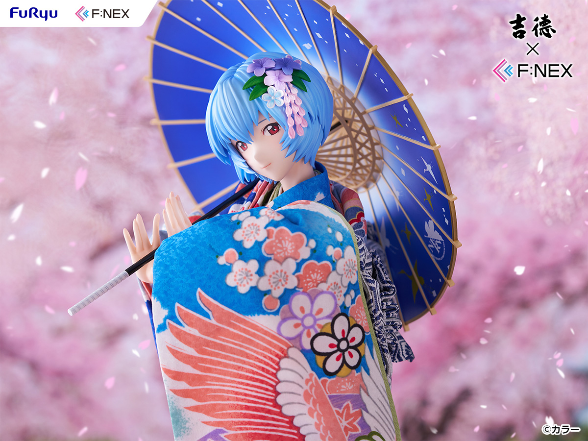 Yoshitoku x F:NEX "Rebuild of Evangelion" Ayanami Rei -Japanese Doll- 1/4 Scale Figure