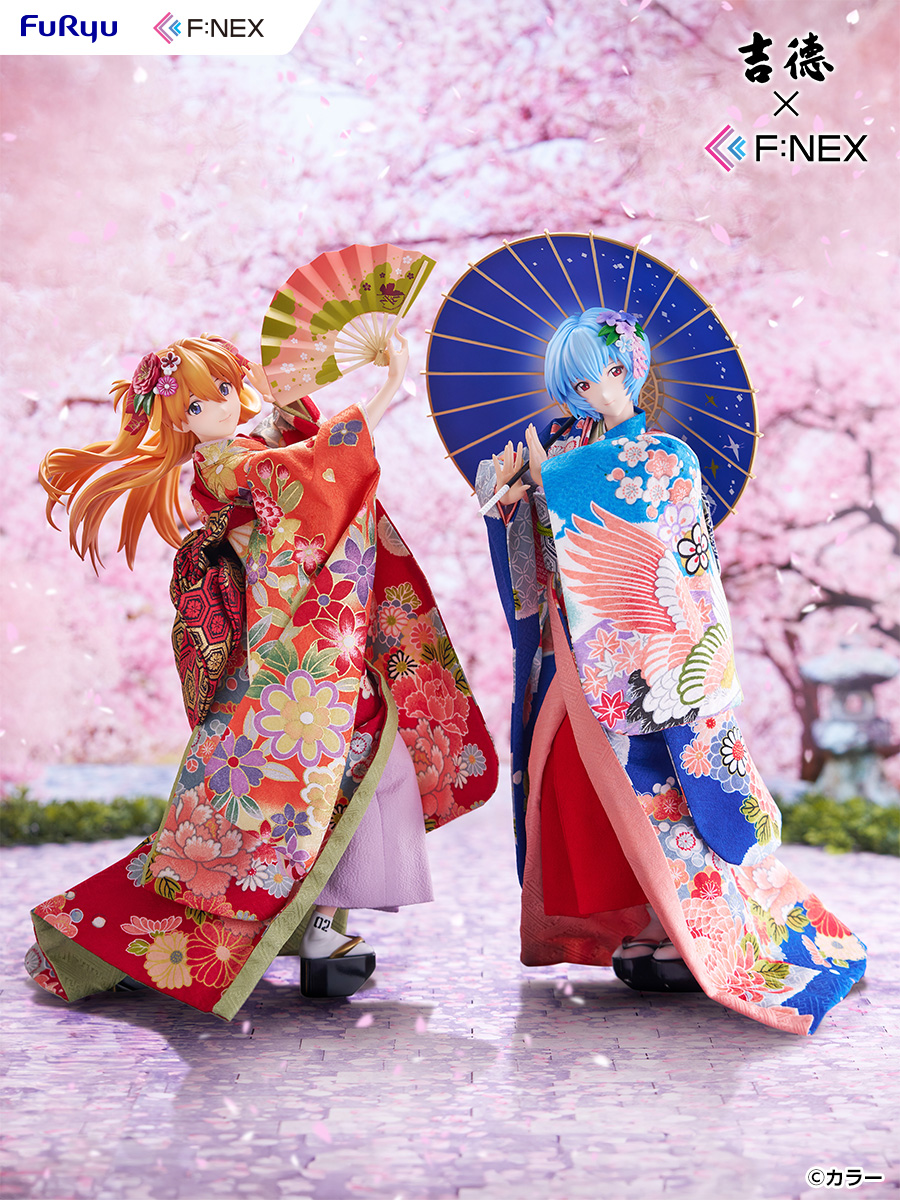Yoshitoku x F:NEX "Rebuild of Evangelion" Ayanami Rei -Japanese Doll- 1/4 Scale Figure
