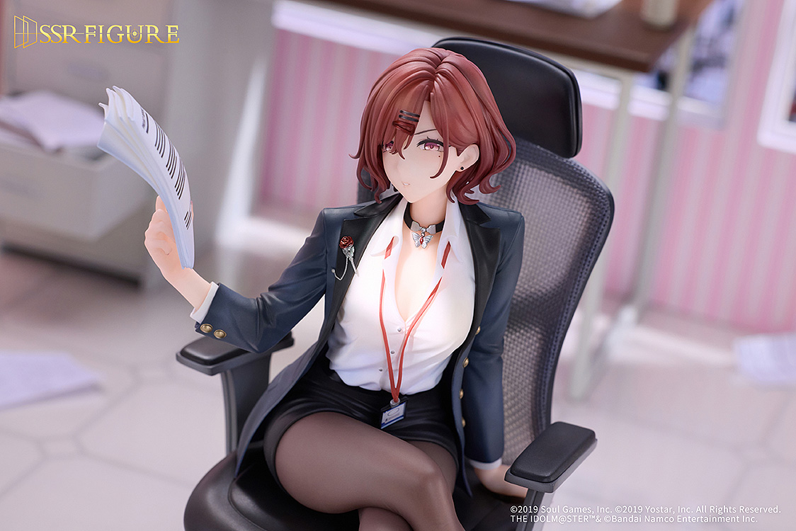 SSR FIGURE "The Idolmaster Shiny Colors" x "Mahjong Soul" Higuchi Madoka Effortless Work Ver. 1/7 Scale Figure