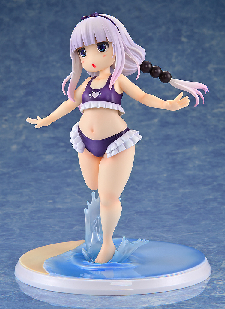 "Miss Kobayashi's Dragon Maid" Kanna Kamui Excited to Wear a Swimsuit at Home Ver. (Purple)
