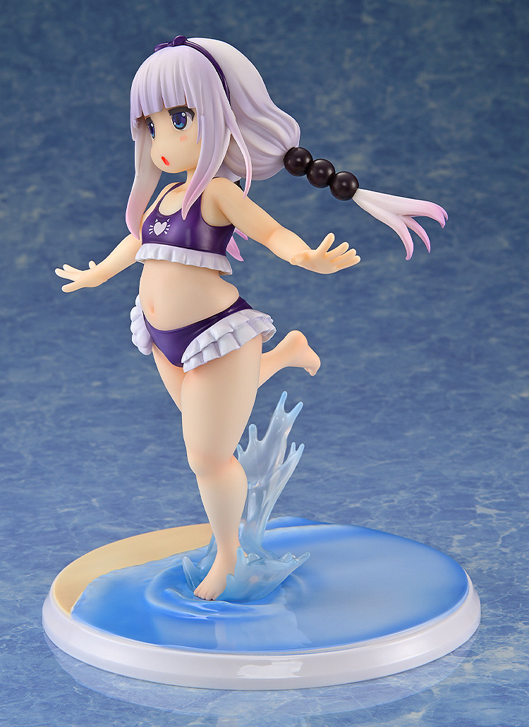 "Miss Kobayashi's Dragon Maid" Kanna Kamui Excited to Wear a Swimsuit at Home Ver. (Purple)