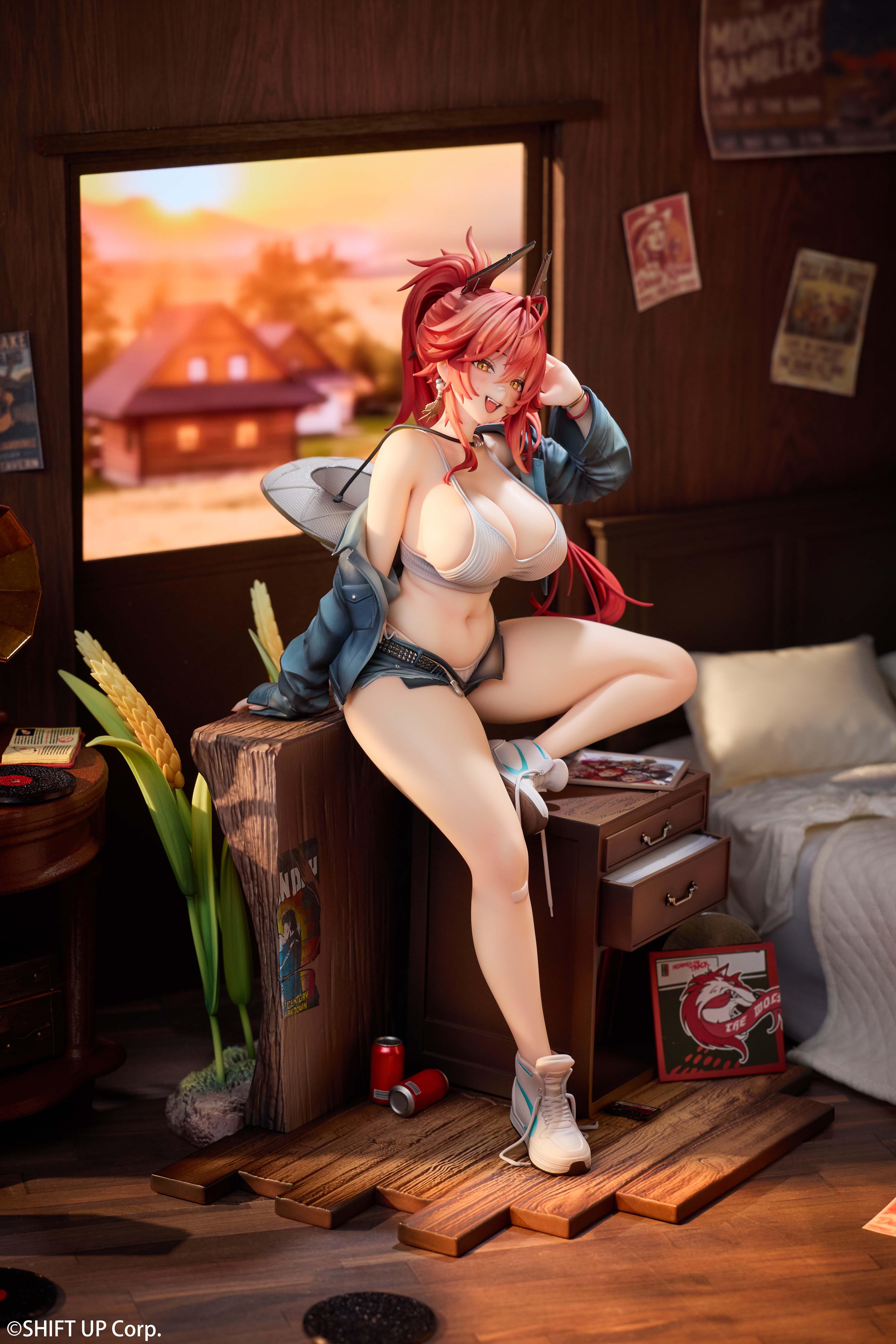 HOBBYSAKURA "GODDESS OF VICTORY: NIKKE" RED HOOD RETRO DAYS 1/7 SCALE FIGUR NORMAL EDITION